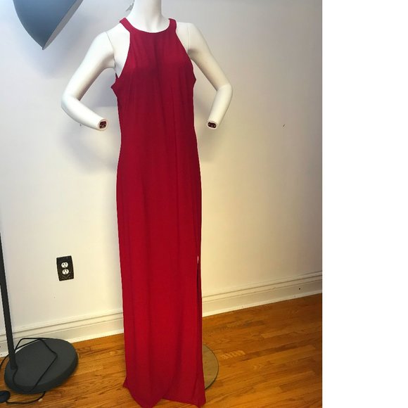 Le Chateau Red Prom Dress - Picture 6 of 6